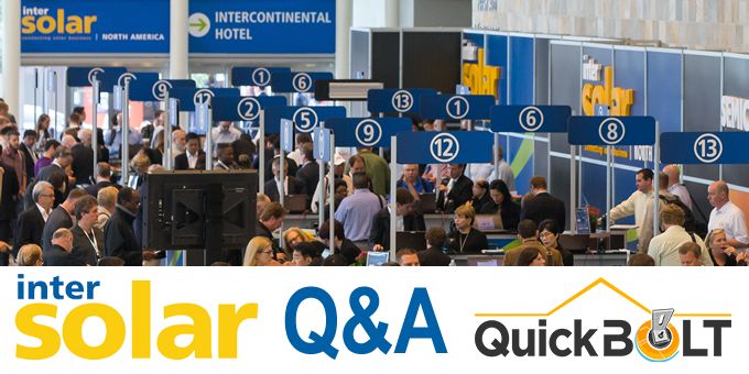 INTERSOLAR and looking ahead to 2020 - Q&A with QuickBOLT